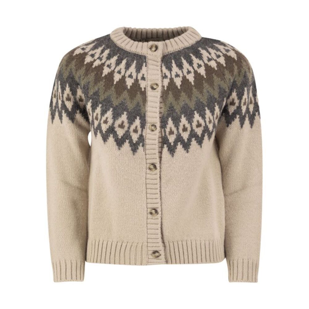 Weekend Maxmara Women Wkdtarga - Jacquard Alpaca-Blend Cardigan